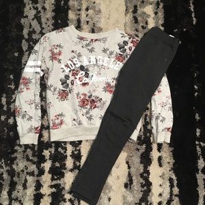 BUNDLE! Girls sweater and leggings